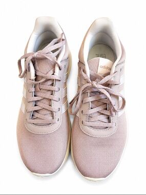 Adidas Cloudfoam Comfort Sneakers Women’s Size 8 Pink Mauve Athletic Walking